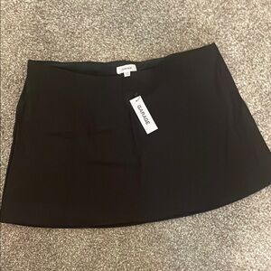 NWT- Garage Black Micro Skort